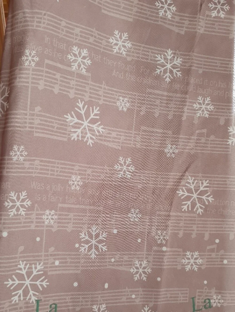 Snowman Holiday Christmas Shower Curtain - Brown And Green